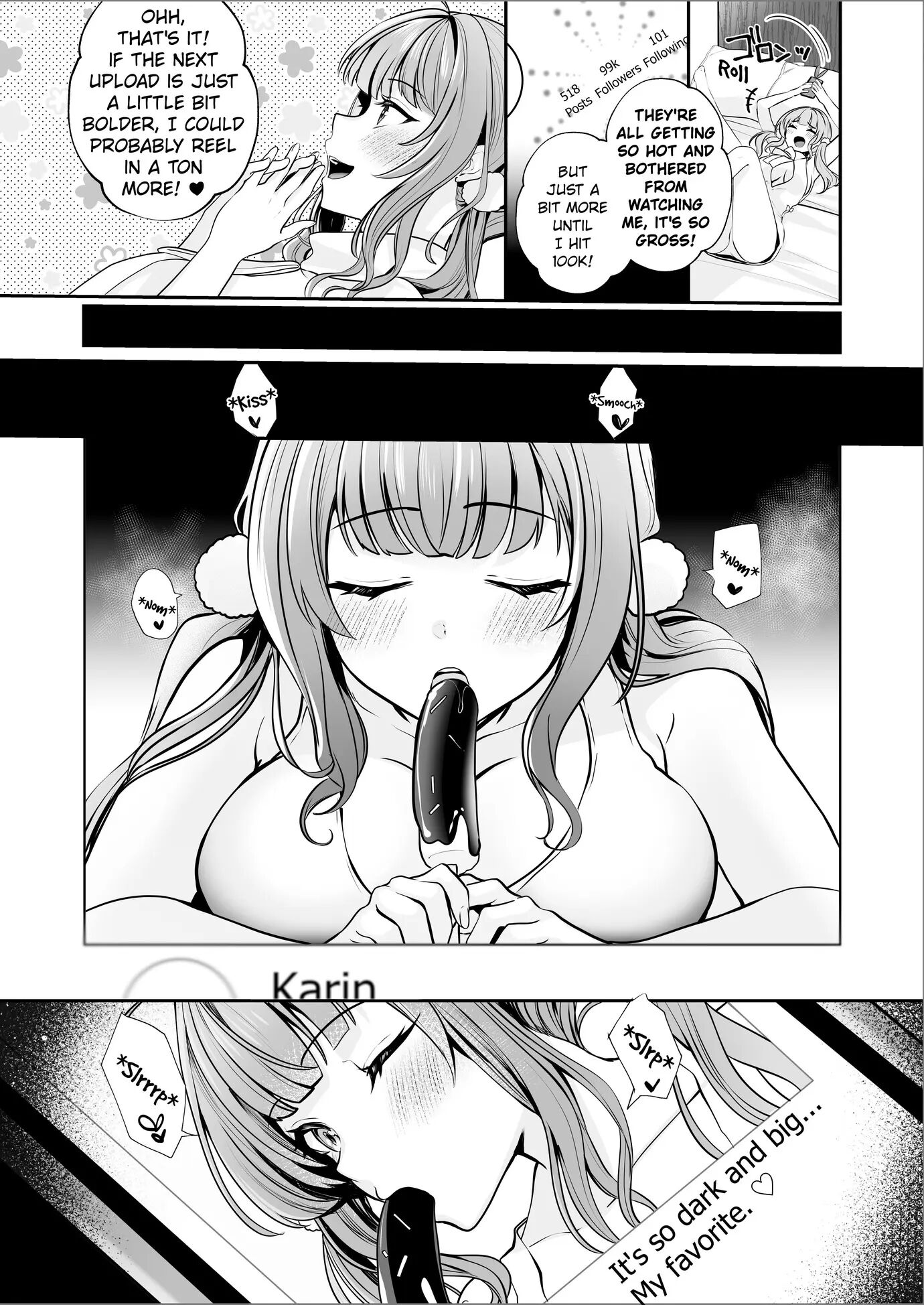 Erotic Influencer Karin: Today, I'll Be Getting Fucked By My Subscribers Chapter 1000 Page 3